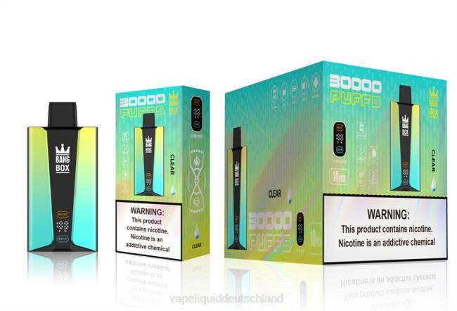 Vape Deutschland 066476 klar - Bang Box 30.000 Züge intelligenter Bildschirm