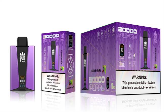 Vape Deutschland 066485 doppelte Traube - Bang Box 30.000 Züge intelligenter Bildschirm