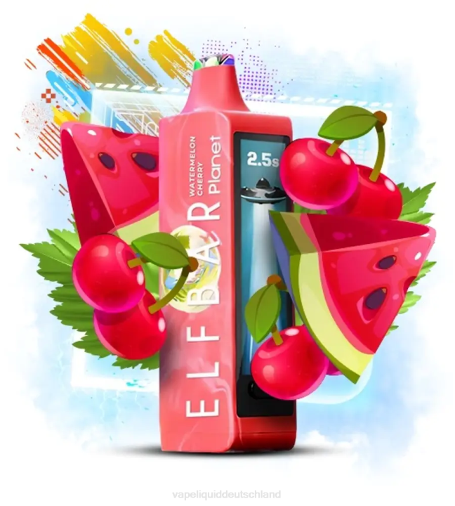 Vape Deutschland 402J21 - Wassermelonenkirsche Elf Bar Planet 25000