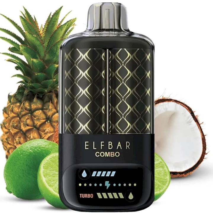 Vape Deutschland 402J5 - Limette und Ananas Elf Bar Combo 25000