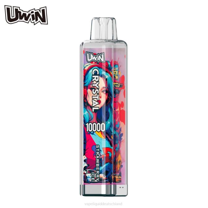 Vape Deutschland Erdbeereis | UWIN CRYSTAL 10000 Einweg-Vapes 8LF29