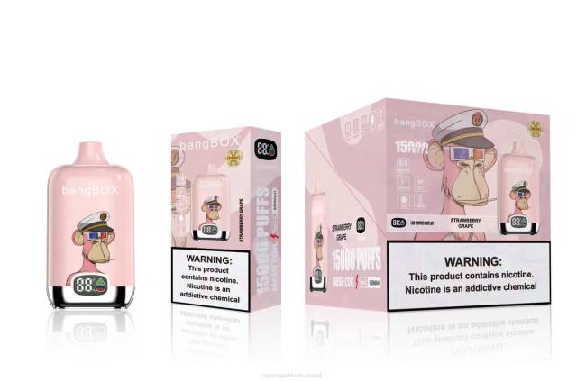 Vape Liquid 066444 Erdbeertraube - Bang Box 15000 Züge