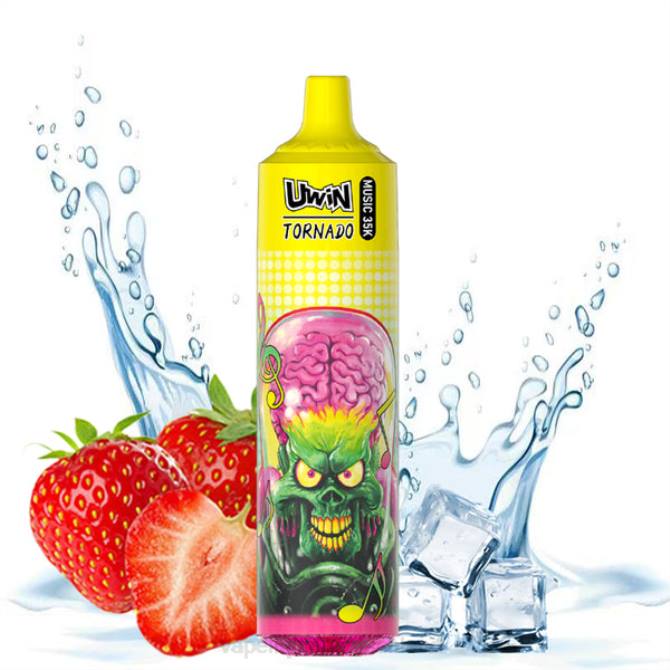 Vape Liquid Erdbeereis | UWIN CRYSTAL 35.000 Einweg-Vaporizer 8LF224
