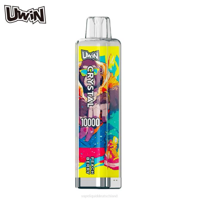 Vape Liquid Pfirsichbeere | UWIN CRYSTAL 10000 Einweg-Vapes 8LF212