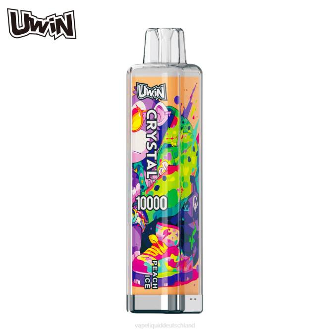 Vape Liquid Pfirsicheis | UWIN CRYSTAL 10000 Einweg-Vapes 8LF210