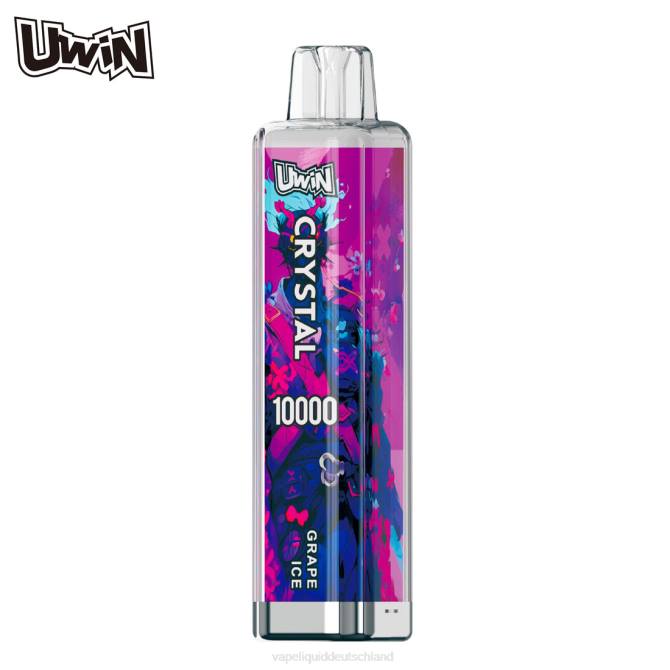 Vape Liquid Traubeneis | UWIN CRYSTAL 10000 Einweg-Vapes 8LF22