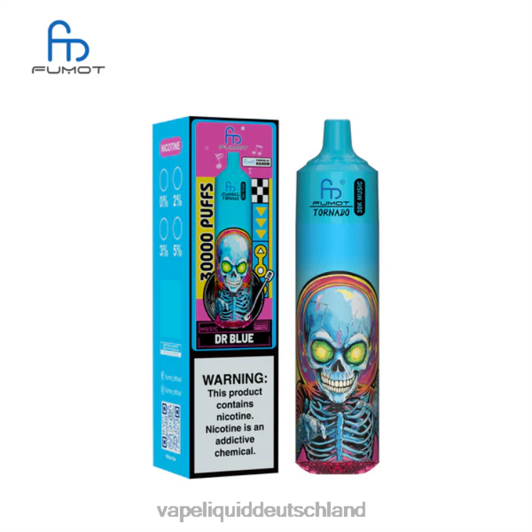 Vape Liquid ZH0BR12 Dr. Blau Fumot Tornado 30.000 Musik