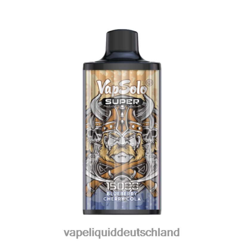 Vapsolo SUPER Einweg-Vapor Blaubeer-Kirsch-Cola X068JX127 Vape Liquid