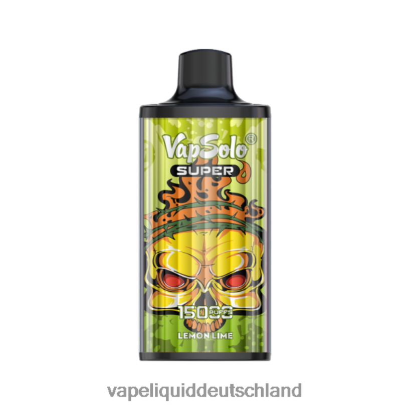 Vapsolo SUPER Einweg-Vapor Zitronenlimette X068JX130 Vape 12000 Züge
