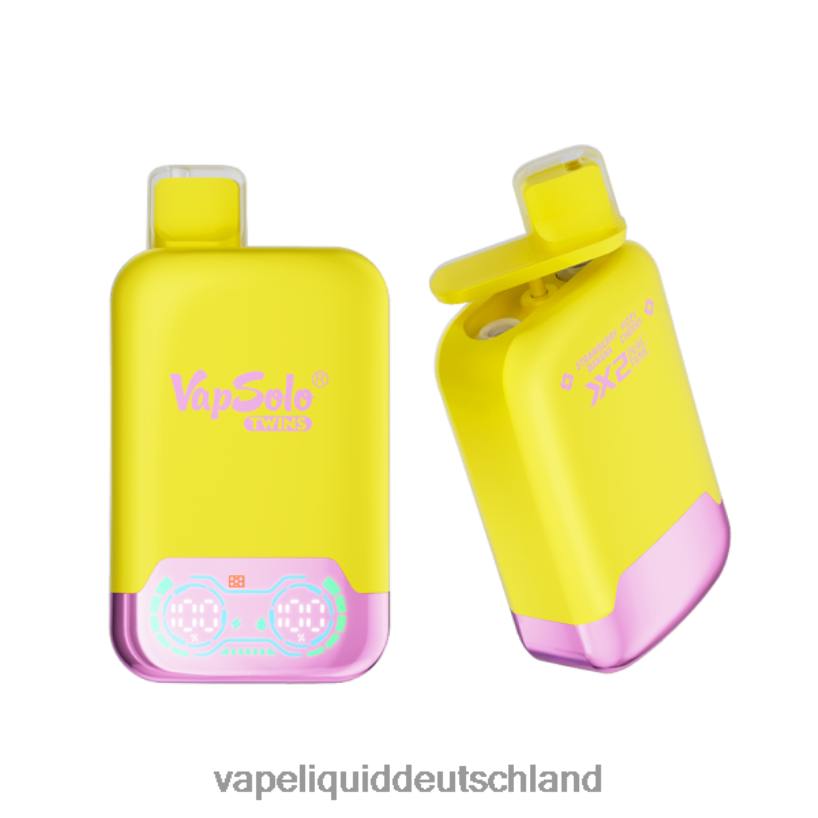 Vapsolo TWINS Einweg-Vapor Erdbeer-Banane und prickelnde Kirsche X068JX144 Vape 7000 Züge