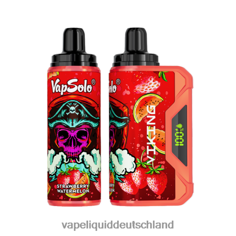 Vapsolo VIKING Einweg-Vapor Erdbeerwassermelone X068JX158 Vape Ohne Nikotin