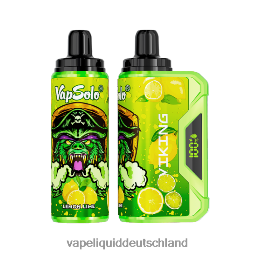Vapsolo VIKING Einweg-Vapor Zitronenlimette X068JX152 Vape Liquid