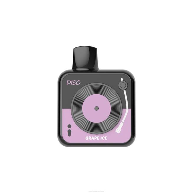 LF6X162 Vape Liquid - Traubeneis LAVIE DISC 10000 Züge