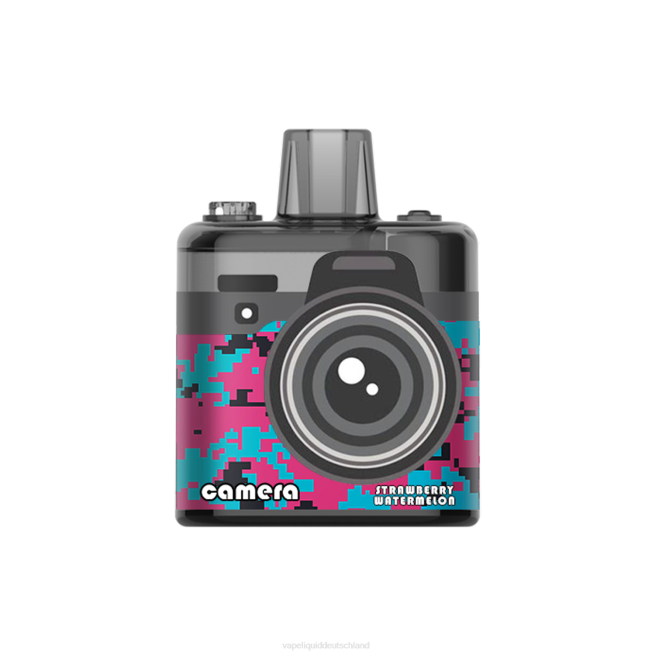 LF6X169 Vape Deutschland - Erdbeerwassermelone LAVIE Camera 8000 Züge