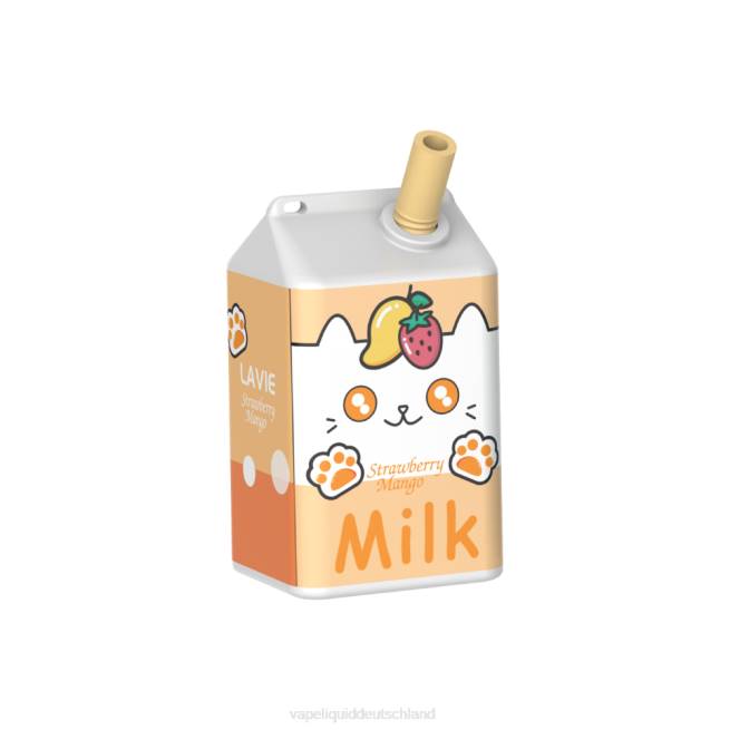 LF6X182 Vape Liquid - Erdbeer-Mango LAVIE MILK 7000 Züge