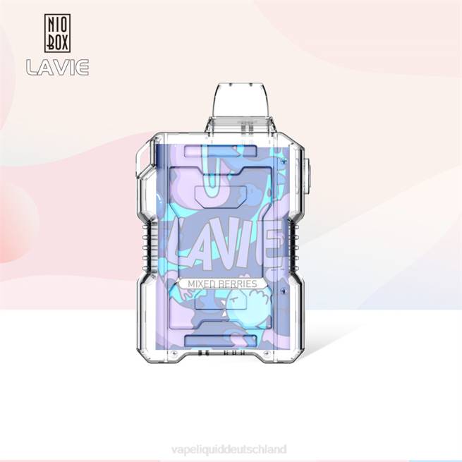LF6X197 Vape Deutschland - gemischte Beeren LAVIE NIO BOX 9000 Züge