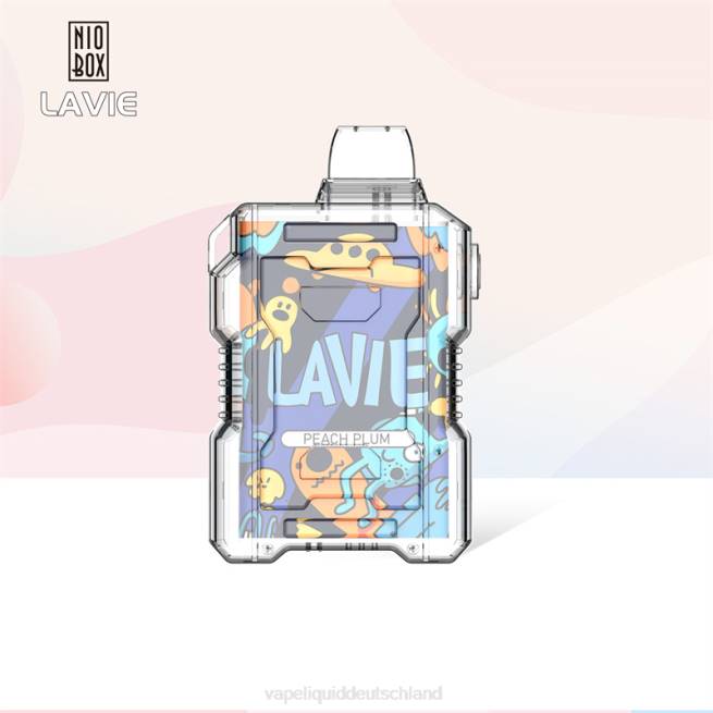 LF6X198 Vape Liquid - Pfirsichpflaume LAVIE NIO BOX 9000 Züge