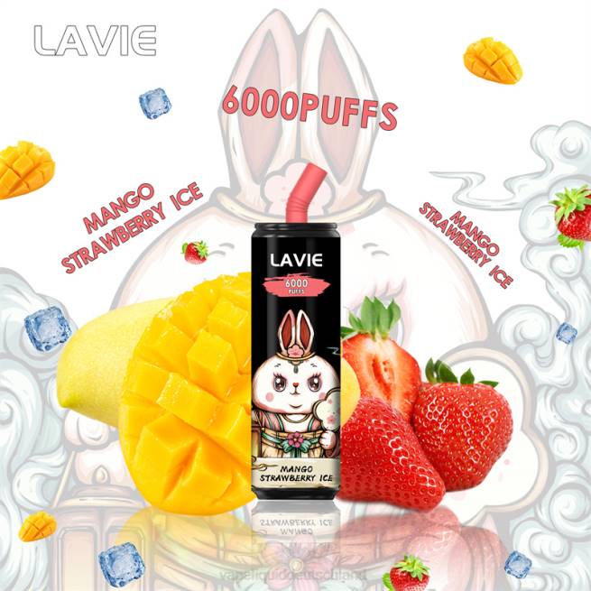 LF6X273 Vape Deutschland - Mango-Erdbeer-Eis LAVIE Coke BAR 6000 Züge