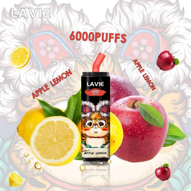 LF6X275 Vape Deutschland - Apfel-Zitrone LAVIE Coke BAR 6000 Züge
