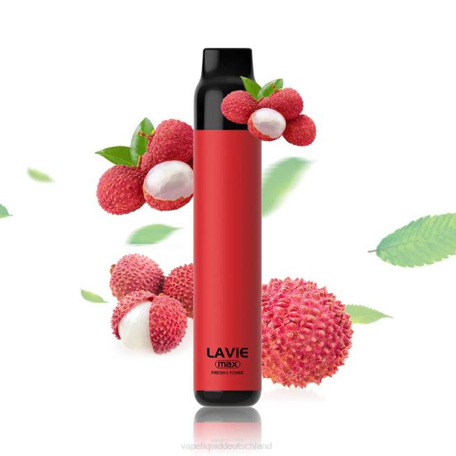 LF6X278 Vape Liquid - frische Litschi LAVIE BAR 5000 Züge – max