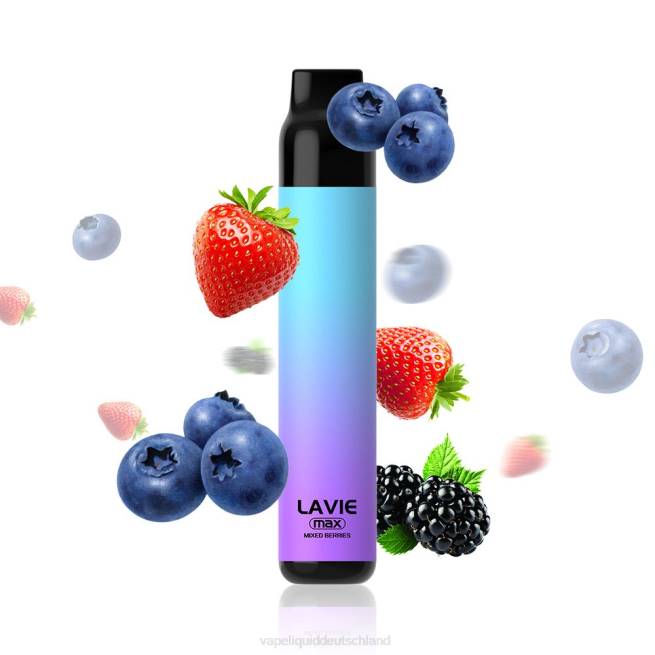 LF6X281 Vape Deutschland - gemischte Beeren LAVIE BAR 5000 Züge – max