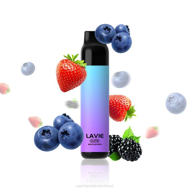 LF6X289 Vape Deutschland - gemischte Beeren LAVIE BAR 3000 Züge