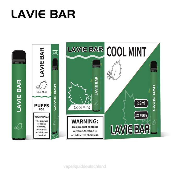 LF6X311 Vape Deutschland - kühle Minze LAVIE BAR 800 Züge