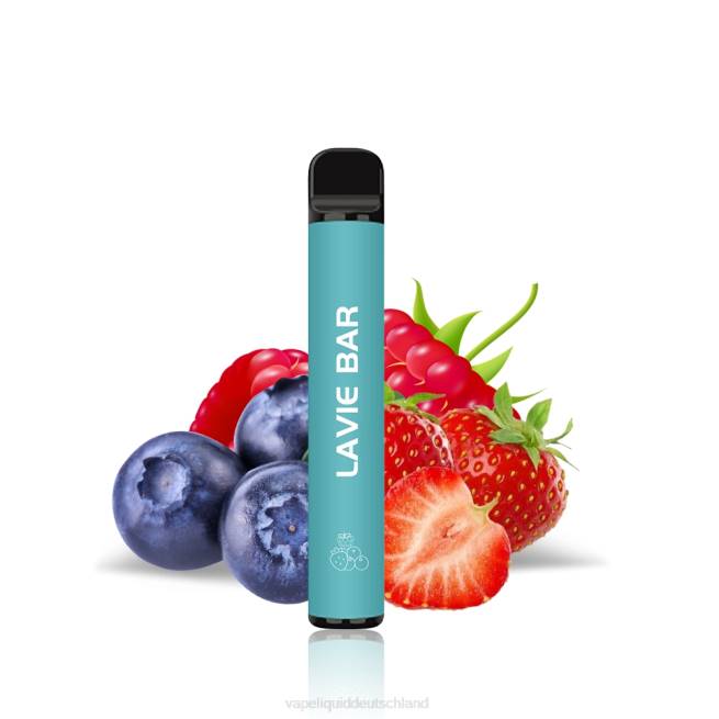 LF6X323 Vape Deutschland - Beere mischen LAVIE BAR 2% Version 800 Züge