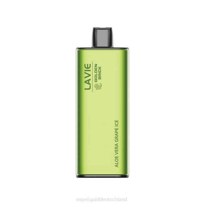 LF6X51 Vape Deutschland - Aloe Vera Traubeneis LAVIE GOLDEN BRICK 10000 Züge