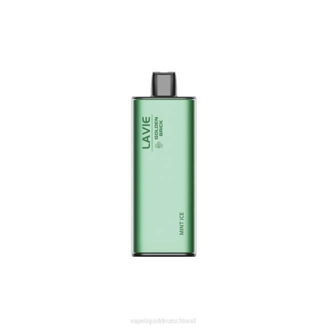 LF6X62 Vape Liquid - Minz-Eis LAVIE GOLDEN BRICK 10000 Züge