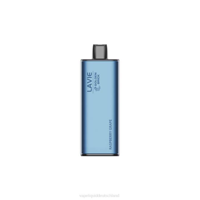 LF6X64 Vape Liquid - Himbeertraube LAVIE GOLDEN BRICK 10000 Züge
