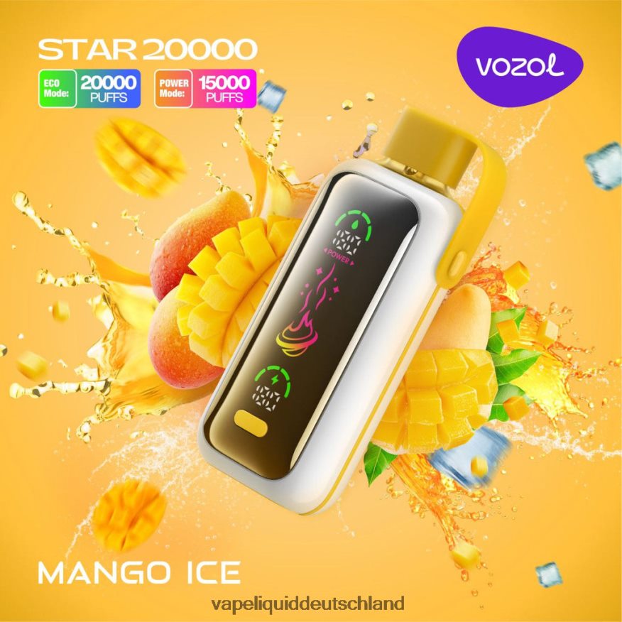 VOZOL STAR 20000 R6FT6613 Mango-Eis Vape Ohne Nikotin
