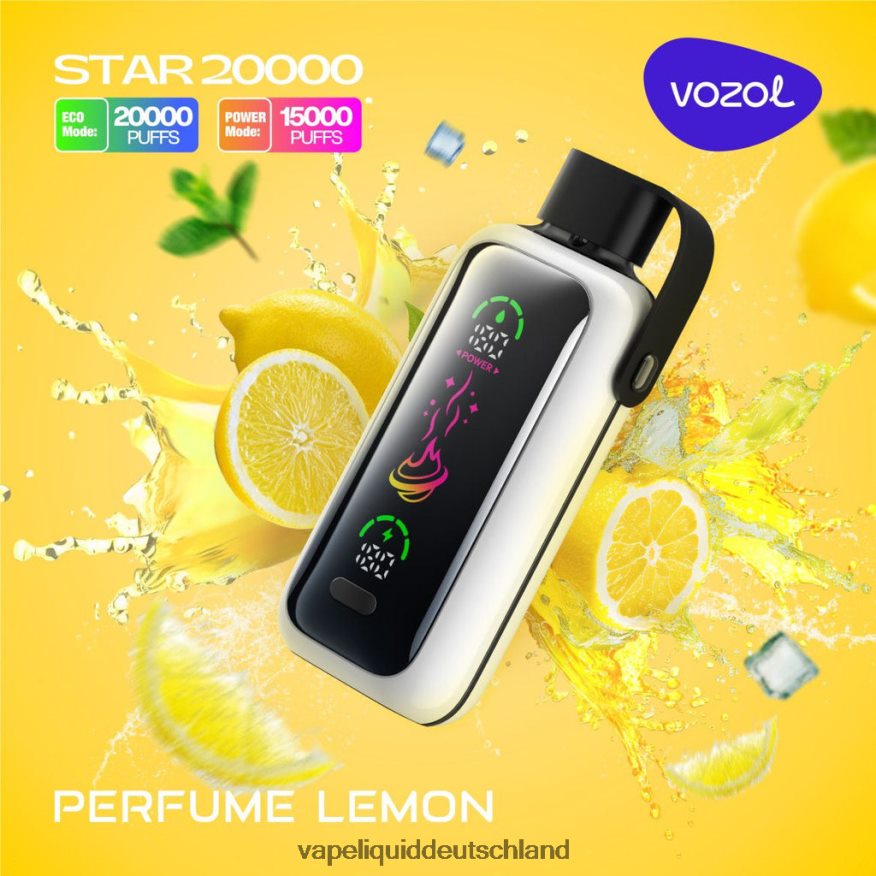 VOZOL STAR 20000 R6FT6617 Parfüm Zitrone Vape Liquid
