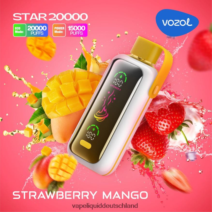 VOZOL STAR 20000 R6FT661 Erdbeer-Mango Vape Deutschland
