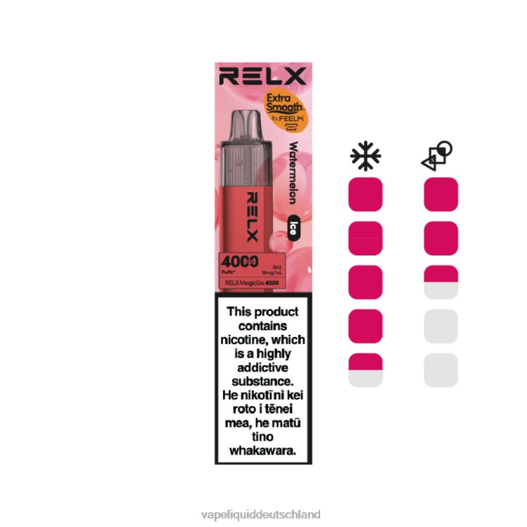 Vape Deutschland Wassermelone (Eis) - RELX MagicGo 4000 Einweg-Vaporizer 8ND0P7