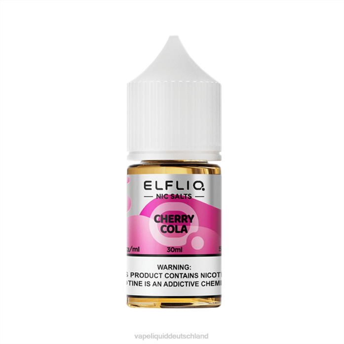 ELFBAR ELFLIQ Nic Salt 30ml Cherry Cola D42D14