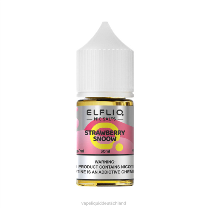 ELFBAR ELFLIQ Nic Salt 30ml Erdbeer -Snoow D42D33