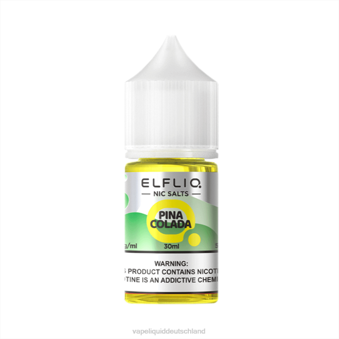 ELFBAR ELFLIQ Nic Salt 30ml Pina Colada D42D23