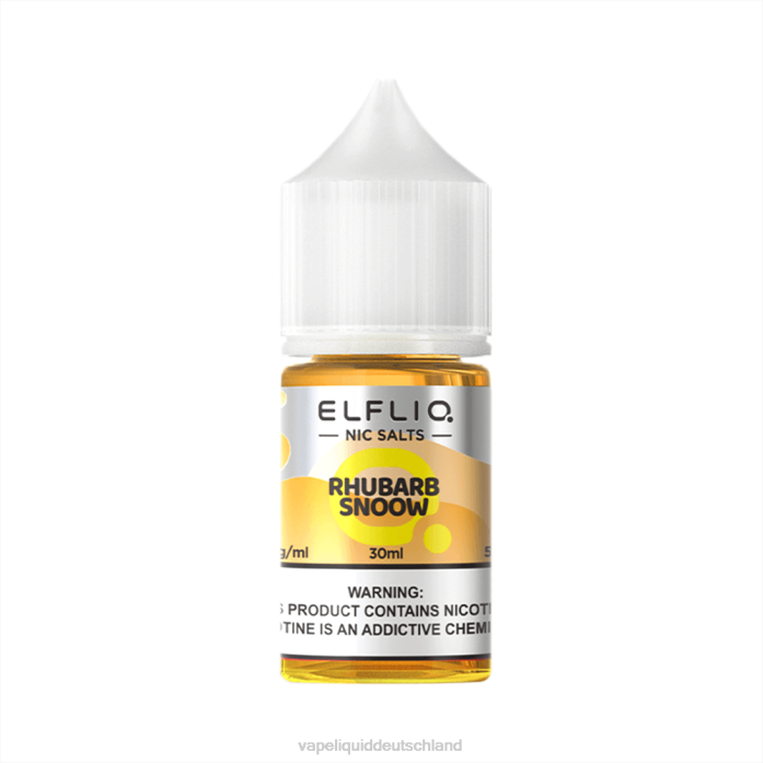 ELFBAR ELFLIQ Nic Salt 30ml Rhabarber Snoow D42D26