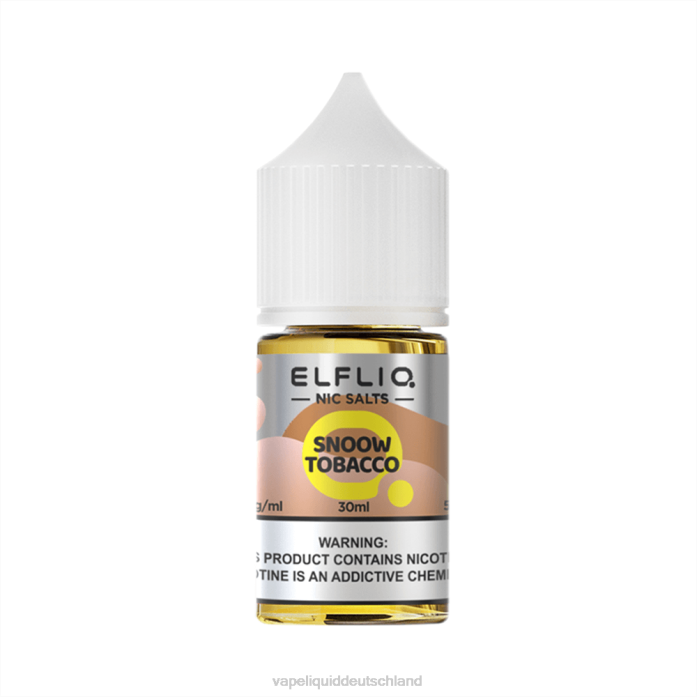 ELFBAR ELFLIQ Nic Salt 30ml Snoow Tabak D42D27