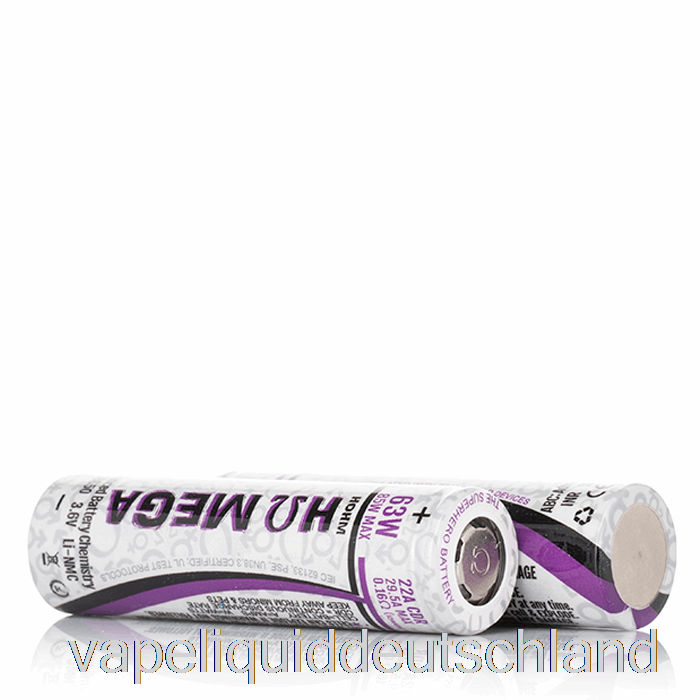 Hohm Mega 18650 2505 MAh 22 A Akku, Zwei Akkus, Vape Deutschland