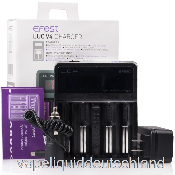 Efest Luc V4 LCD-Ladegerät Vape Liquid
