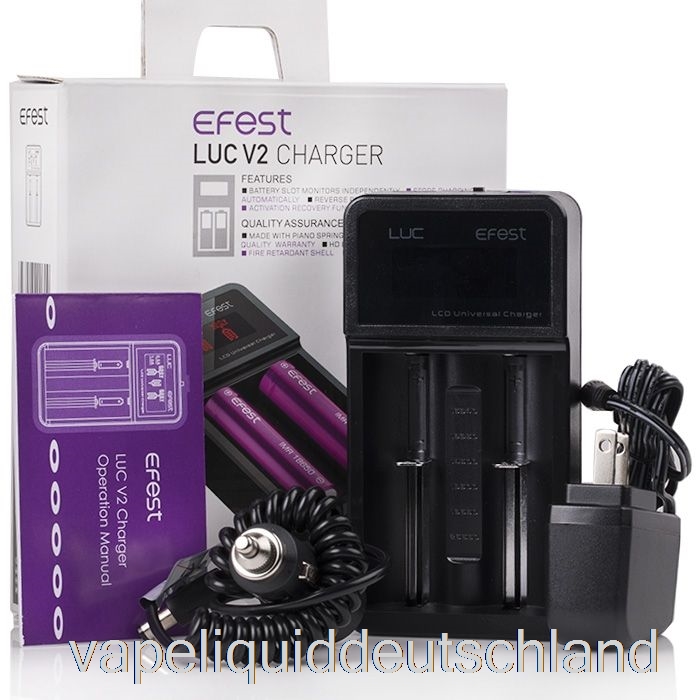 Efest Luc V2 Smart Charger Vape Liquid