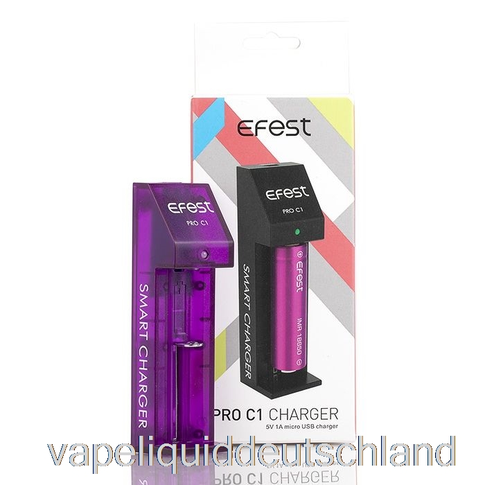 Efest Pro C1 1-Bay Smart Batterieladegerät Vape Deutschland