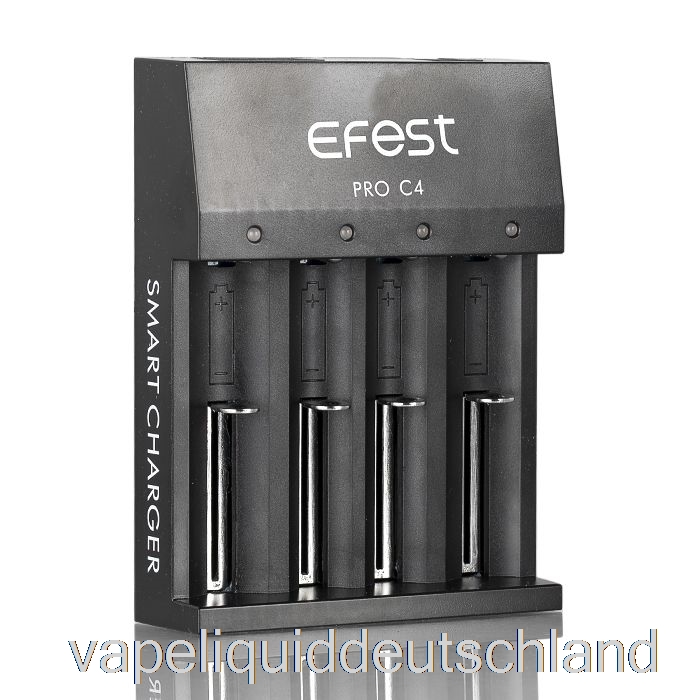 Efest Pro C4 4-Bay Smart Batterieladegerät Vape Liquid