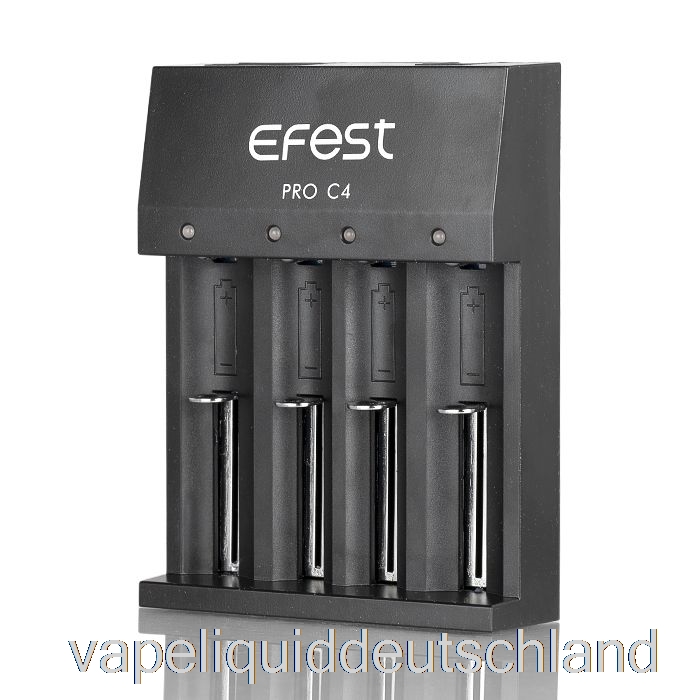 Efest Pro C4 4-Bay Smart Batterieladegerät Vape Liquid