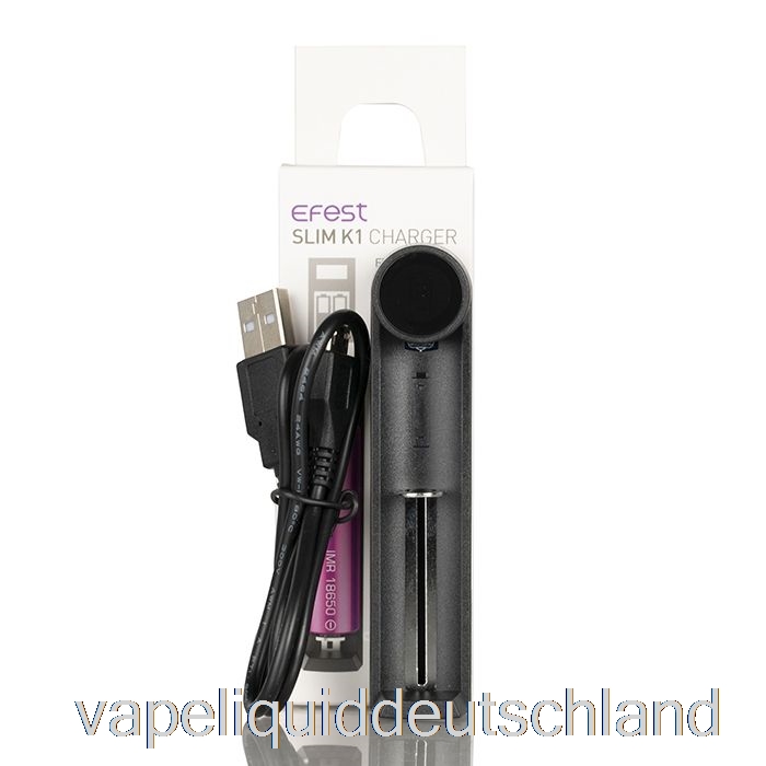 Efest Slim K1 Single-Slot-Akkuladegerät Für Vape Liquid