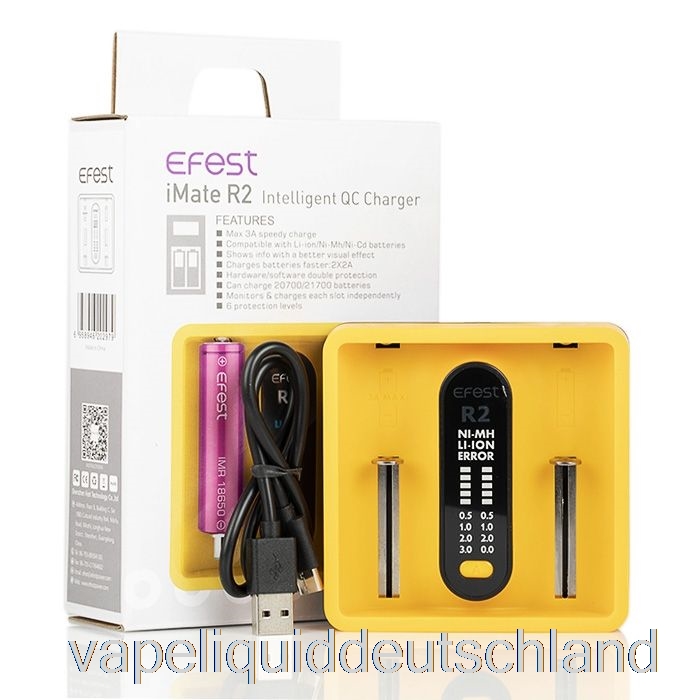 Efest Imate R2 Intelligentes Qc-ladegerät Vape Deutschland
