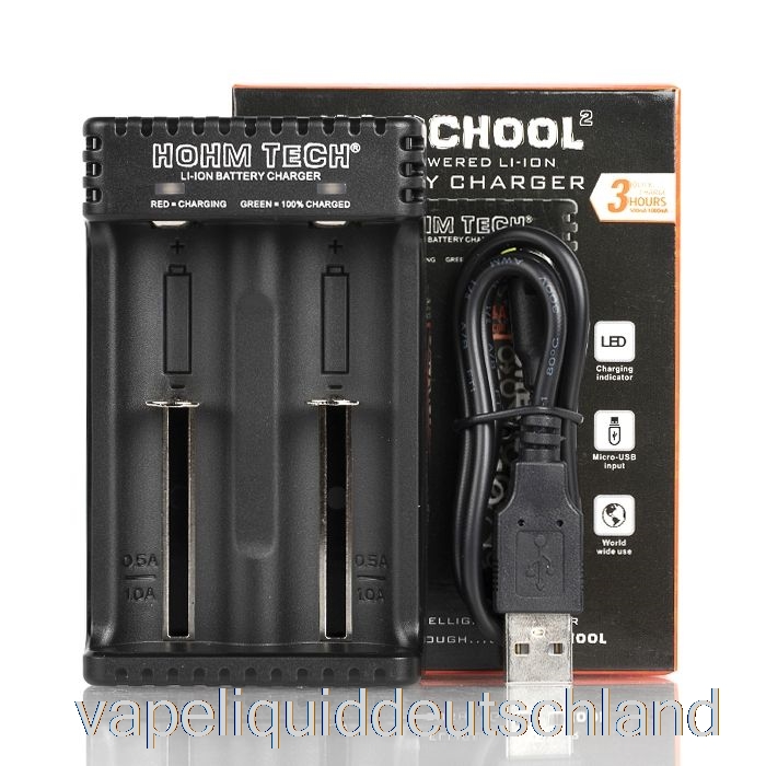 Hohm Tech School 2 2a Mikrofon-USB-Ladegerät Vape Liquid