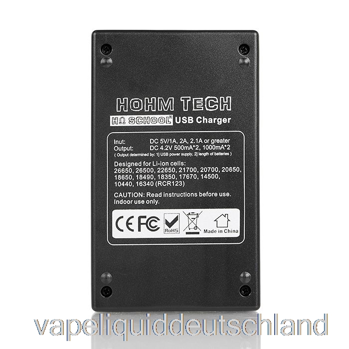 Hohm Tech School 2 2a Mikrofon-USB-Ladegerät Vape Liquid